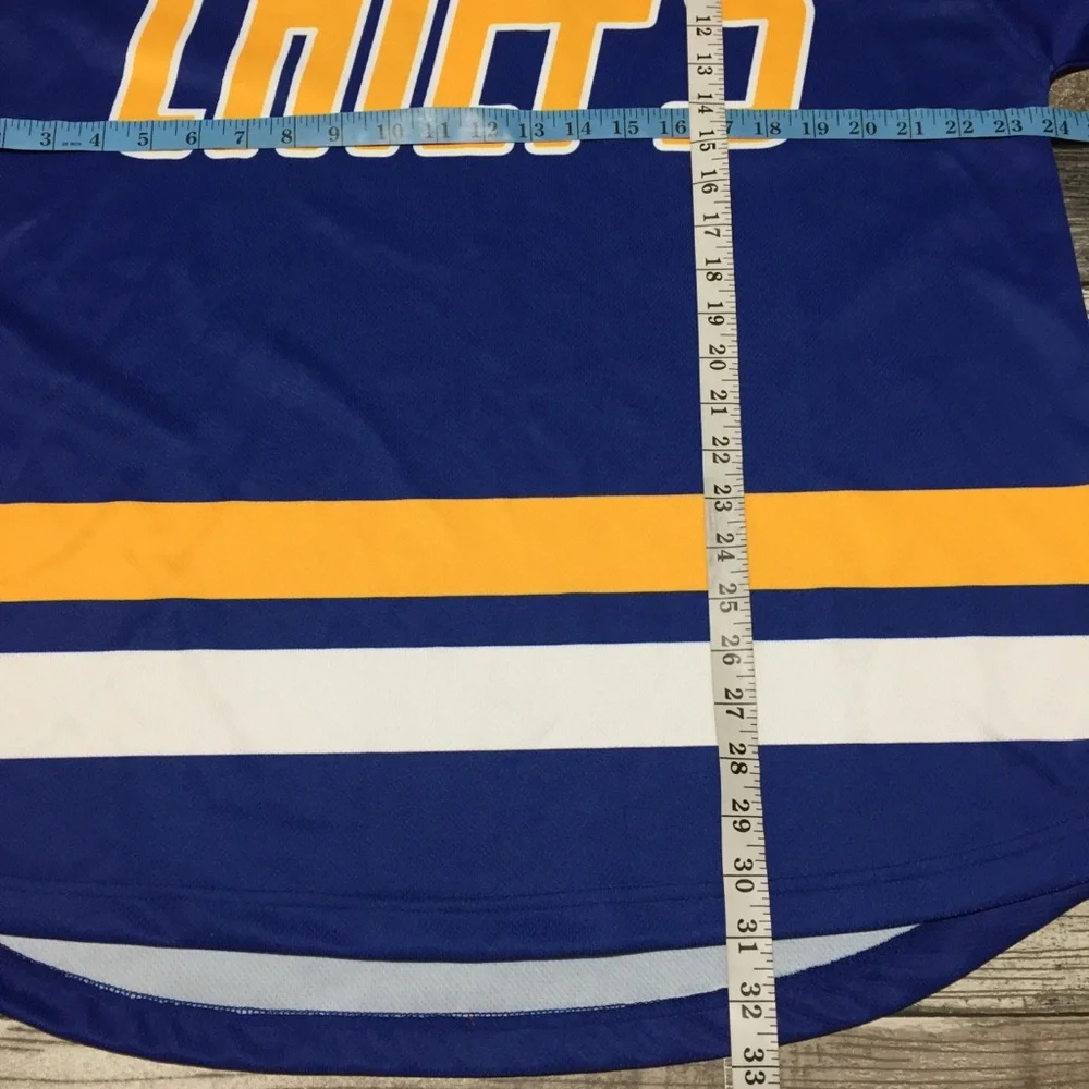 Chiefs Hockey Jersey Jennings #15 Men’s L Blue Yellow